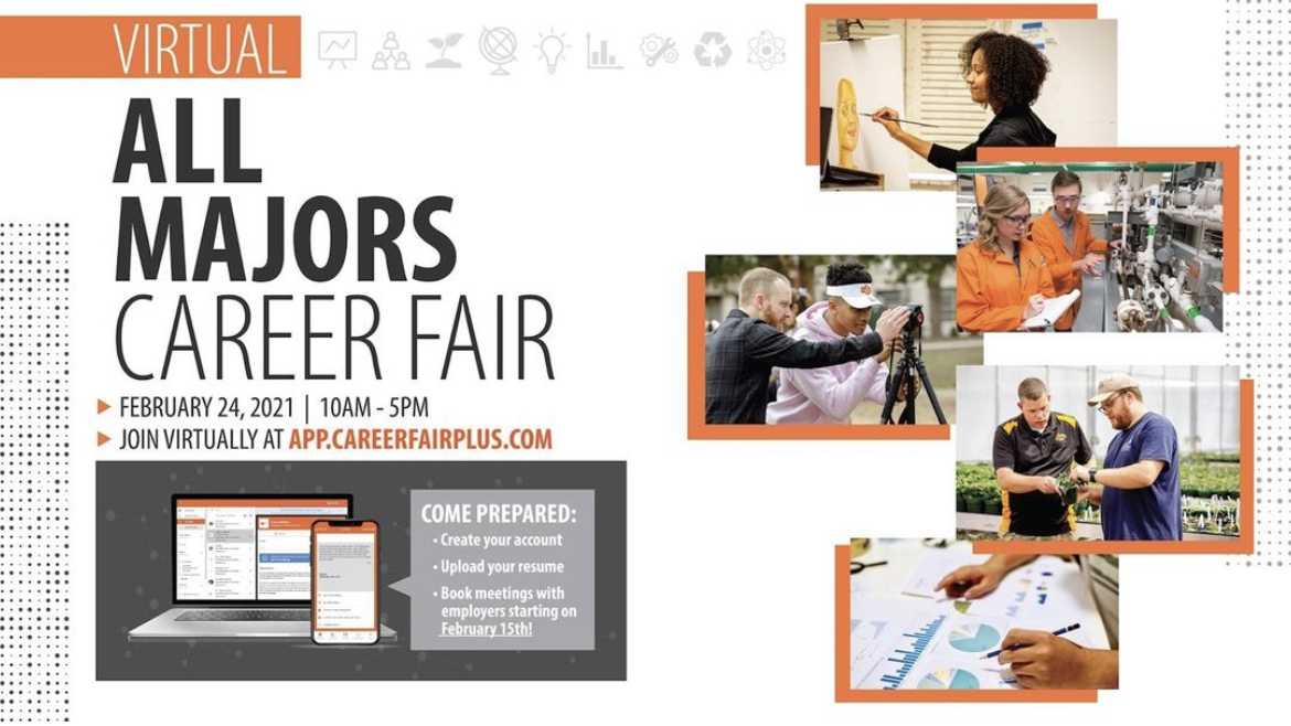 SpearsMBA's tweet photo. The Virtual All Majors Career Fair is coming up next Wednesday, February 24th, from 10:00am - 5:00pm!
#spearsmba #whyspears #spearsbusiness #60years #findingajob #findinganinternship https://t.co/ROkWAnDmhM