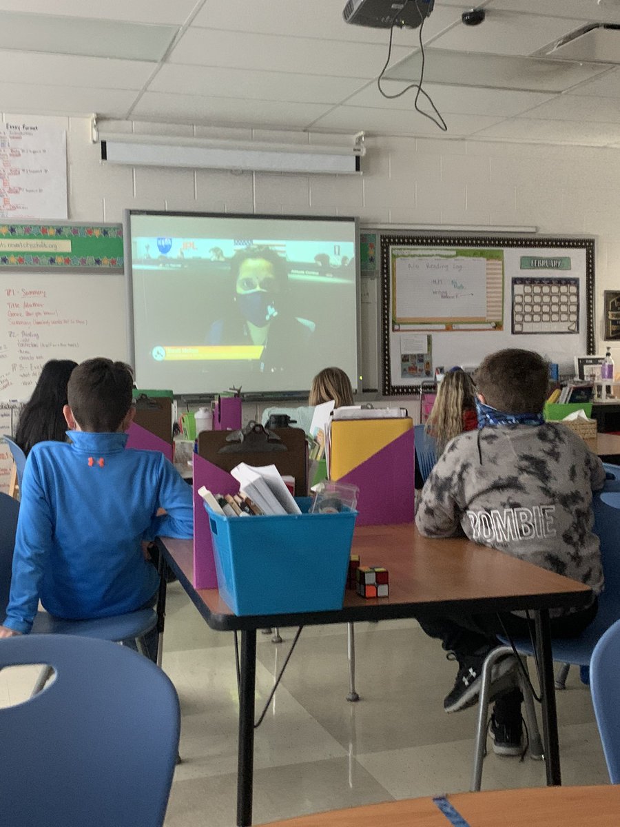msknight225's tweet photo. I love that I get to share my excitement for the Perseverance landing with my students. #countdowntomars https://t.co/I7ulrpzr8F
