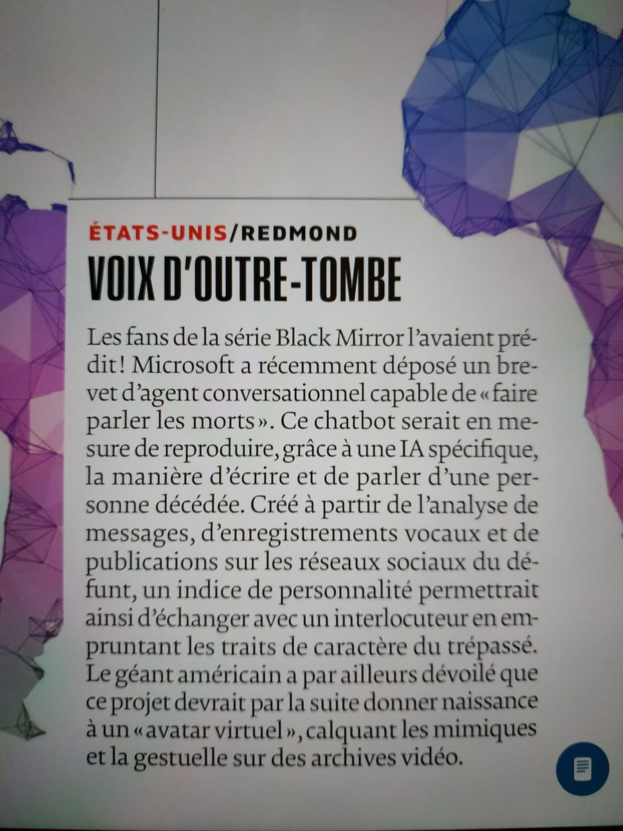 20100nicolas's tweet photo. Quand parler à un #mort ne sera plus aussi difficile que maintenant 🙂 #blackmirror #ia https://t.co/1YXVNq971Y