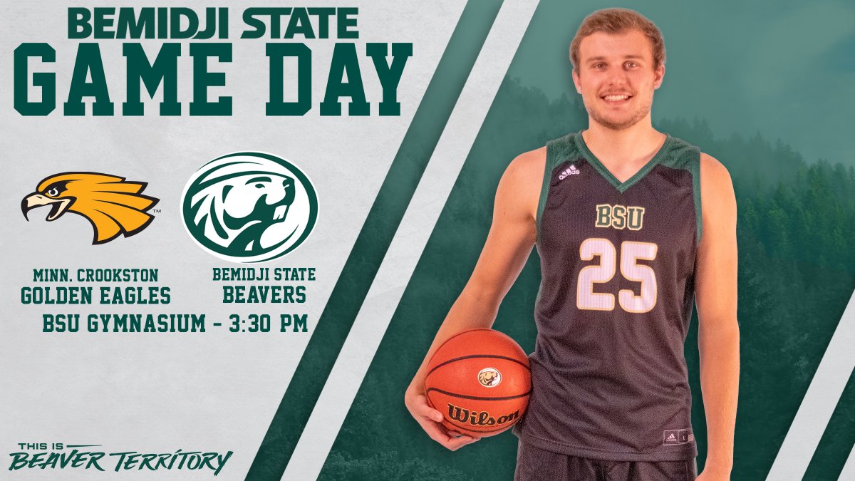 BSUBeaversMBB's tweet photo. Let’s give it up to the seniors on #SeniorDay #GameDay! 

🆚 Minnesota Crookston
🕕 3:30 p.m.
🏟 BSU Gymnasium

#BeaverTerritory #NSICMBB https://t.co/8hcVUUChyX