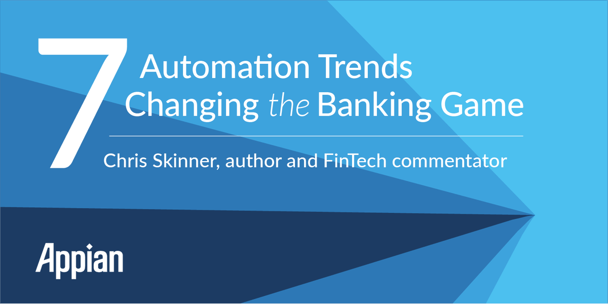 Appian's tweet photo. After the devastating impact of COVID-19, companies in #finserv had to embrace smarter tech to meet growing demands—but not all companies rose to the challenge.
In 2021, one thing is clear: Banking needs a business model makeover. https://t.co/dmeuQhKI9y #ThisIsAppian #lowcode https://t.co/0zIag8Yayi