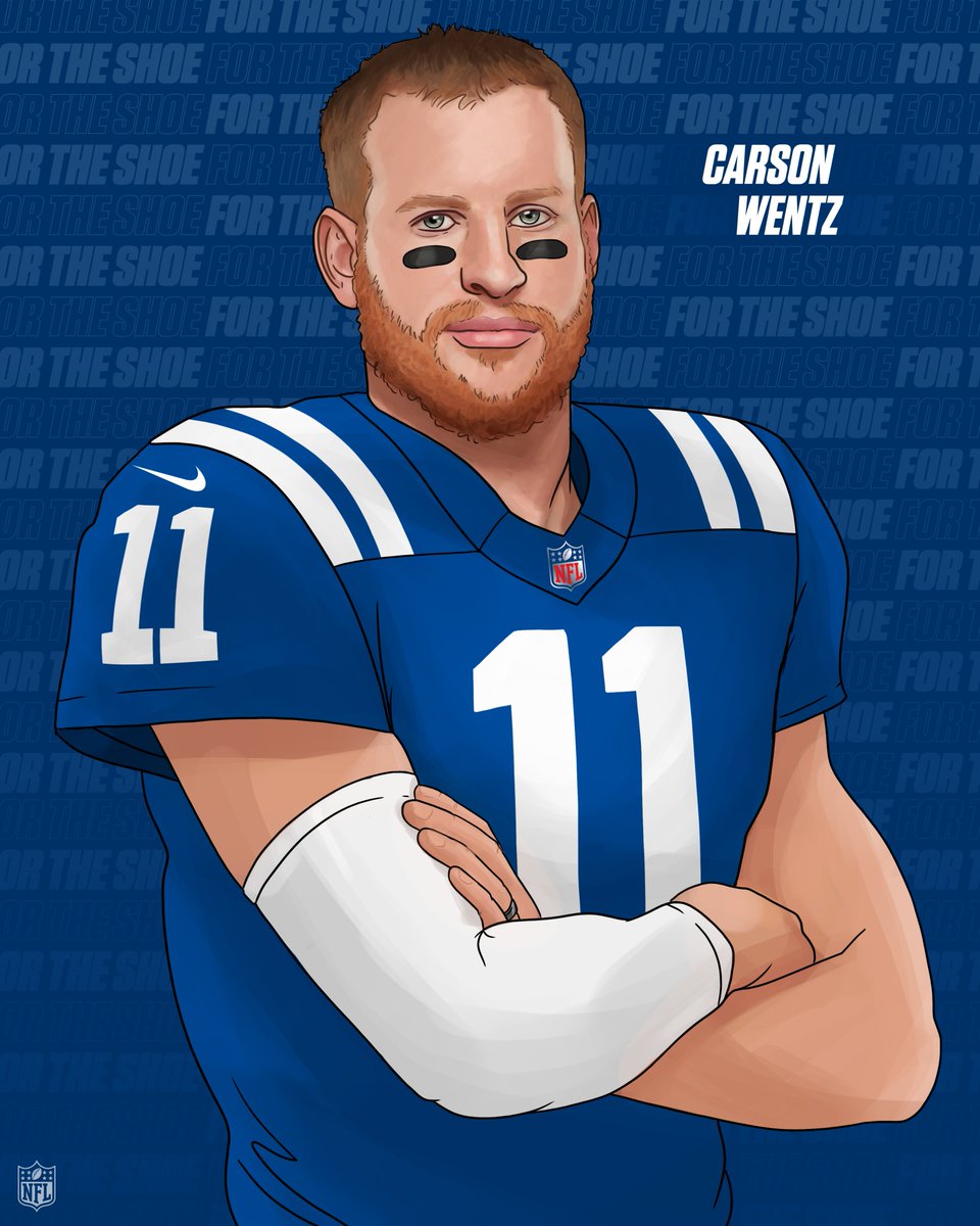 NFL's tweet photo. Carson to the Colts 🔥 https://t.co/EomrH9FN3b