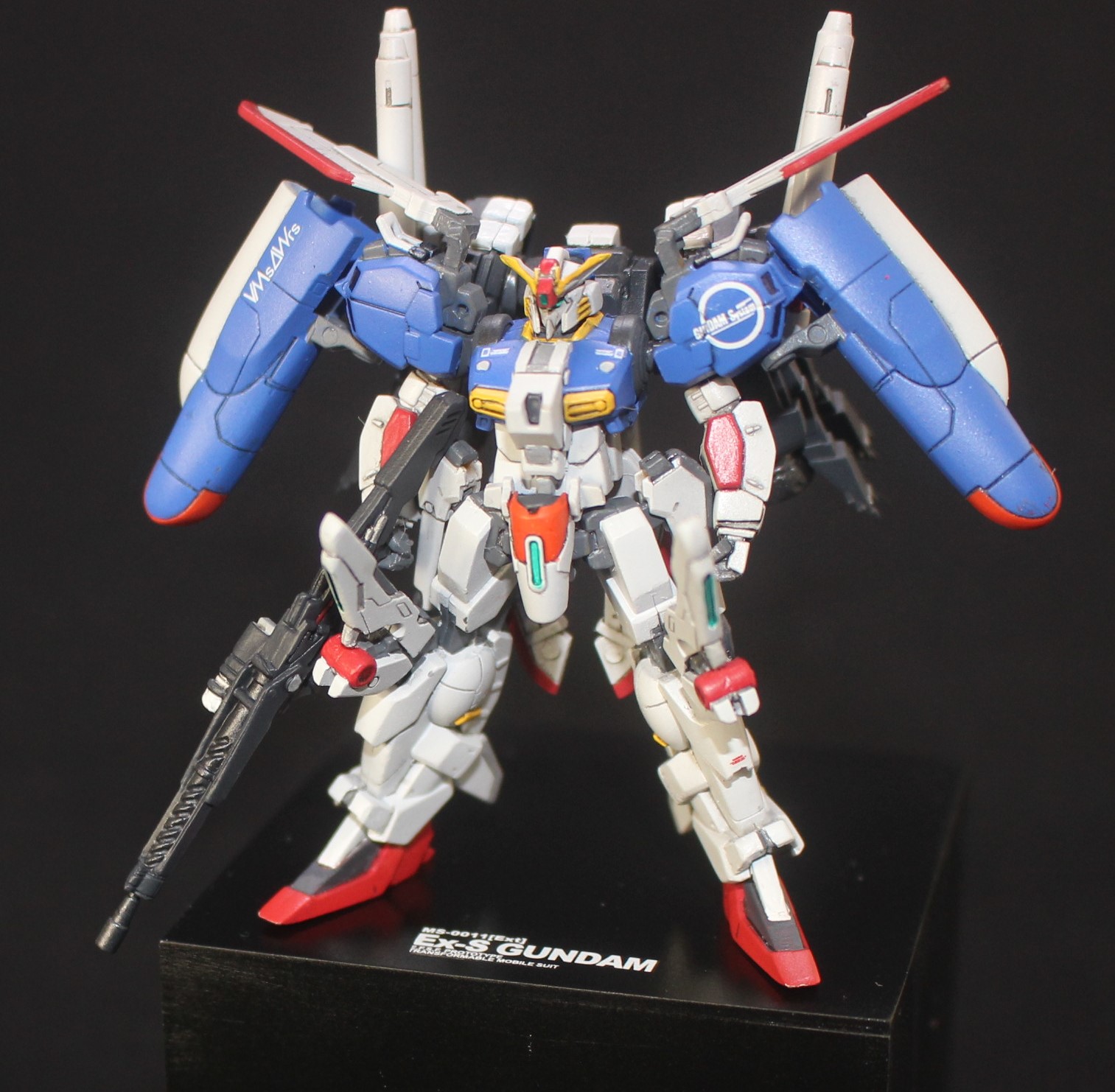 ガンプラ ガンダムアーティファクト002 Ex-s GUNDAM 塗装済 完成