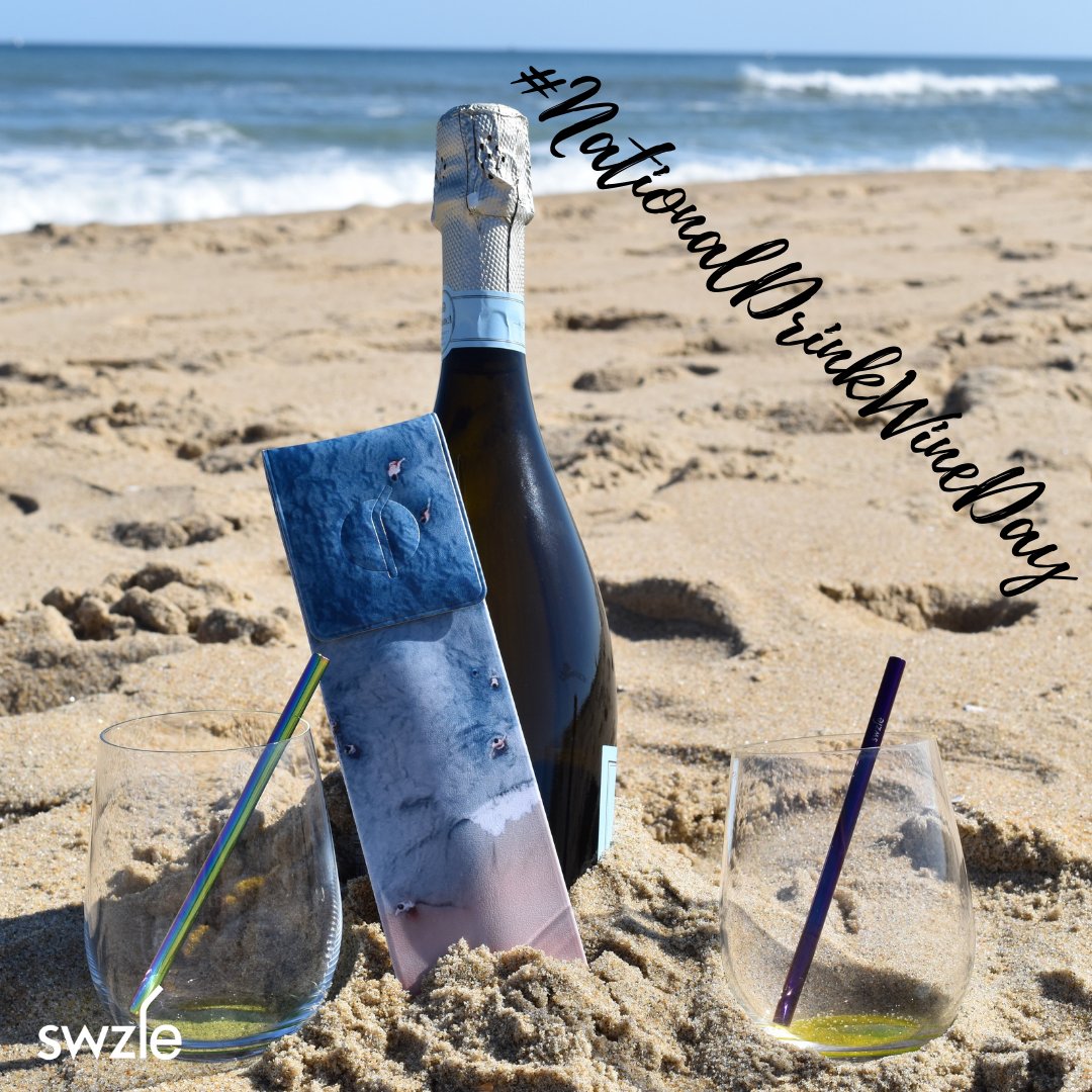 At SWZLE we celebrate #NationalDrinkWineDay not by sipping our wine, but by SWZLE'ing our wine! Whether you prefer reusable stainless steel cocktail straws or eco-friendly paper cocktail straws, we can help you enjoy this day! #NationalDrinkWineDay #swzle #swzlewithus