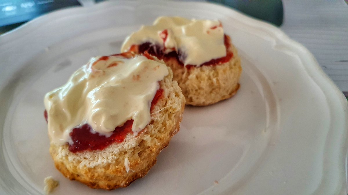 PaulCresser's tweet photo. Forget Brexit or politics or Covid, the single most divisive issue of our time is this.
I feel violated.
#DevonFirst
#CreamTea #CreamOnFirst https://t.co/V72kh63IYP
