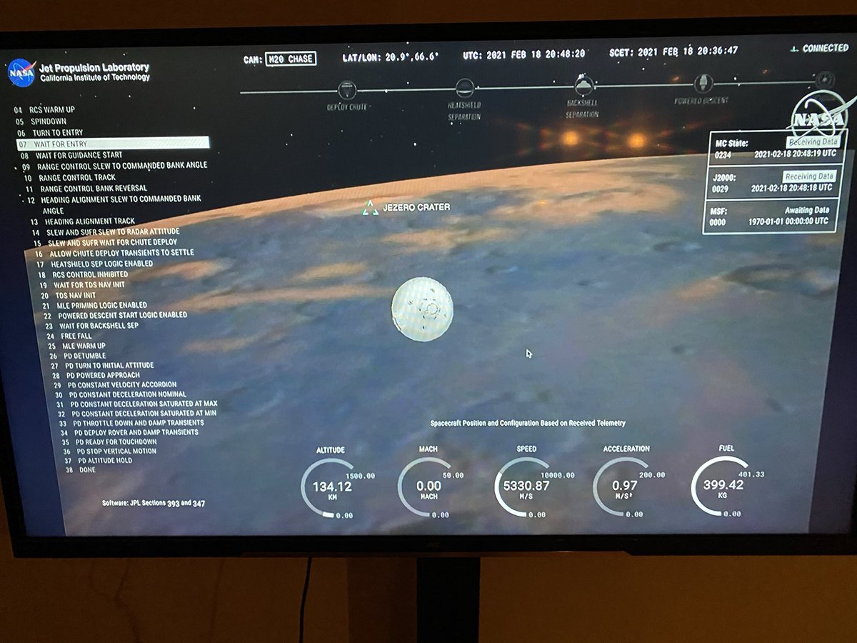 sandro_w_hess's tweet photo. Spannend grad... #live #NASA #Mars #Mars2020 @NASA #Space #spacemission #explore #MarsRover #sunsystem #astronomy 👽👍🏻 @NASAMars https://t.co/8hbCwbaOts