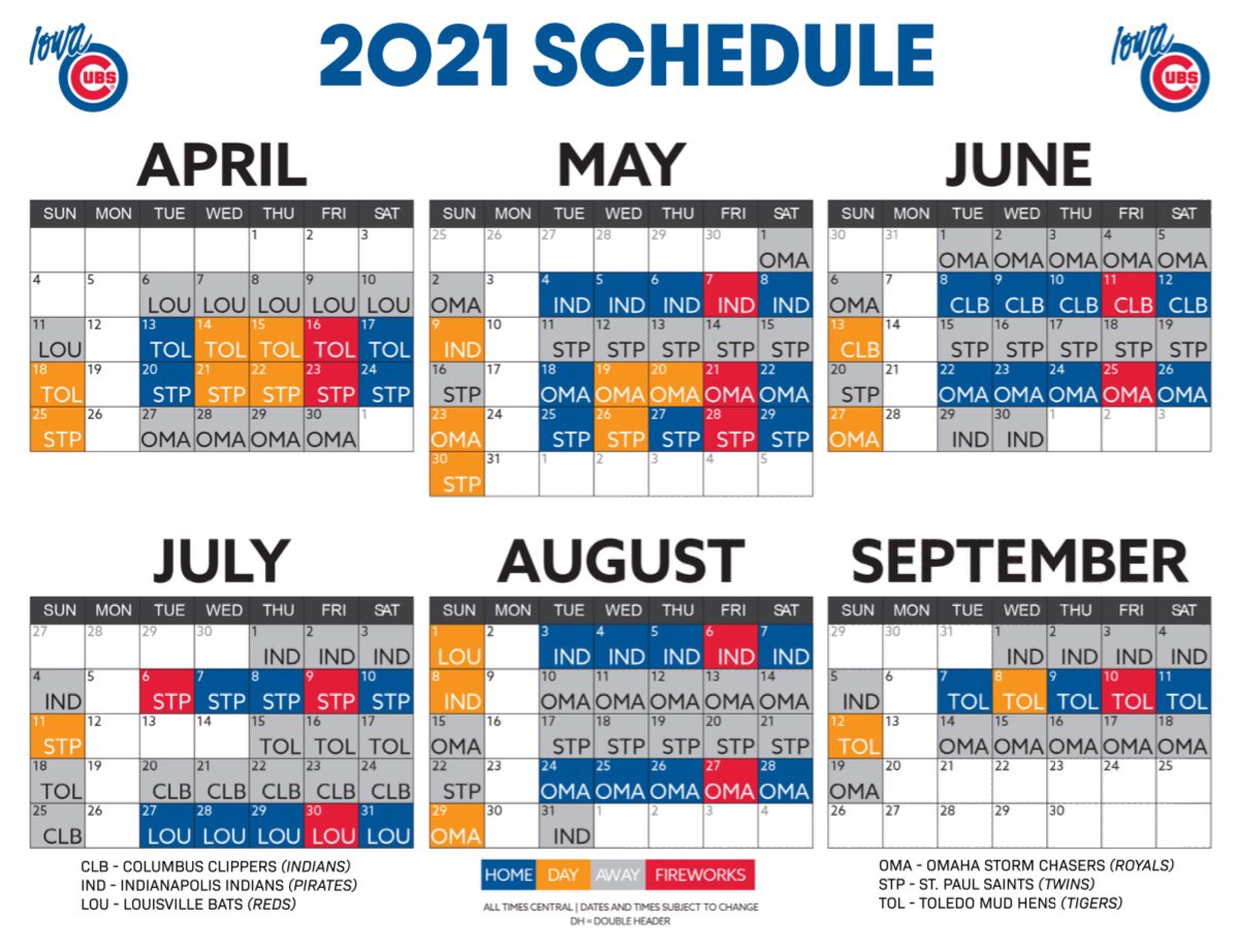 All Four Affiliates Release Schedules and I See a Lot of South Bend in