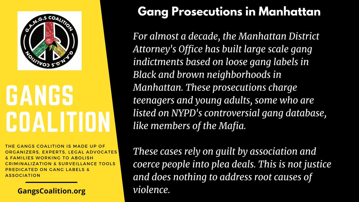 No one vying to be a so-called "reformer" can continue in the legacy of what Cy Vance has done in Manhattan's Black and brown communities, including a 2014 mass gang takedown in West Harlem that was then the biggest gang sweep in New York City history.