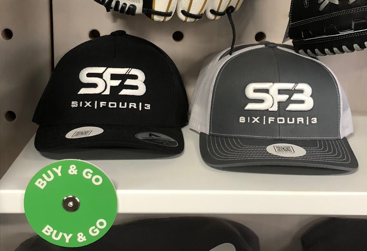 The Ashburn Shop Wall is dripping in SixFour3 Swag! Grab yourself a Black or Gray Cap to celebrate the start of softball and baseball season! Manassas Shop Wall COMING SOON!! #poweredbygirls