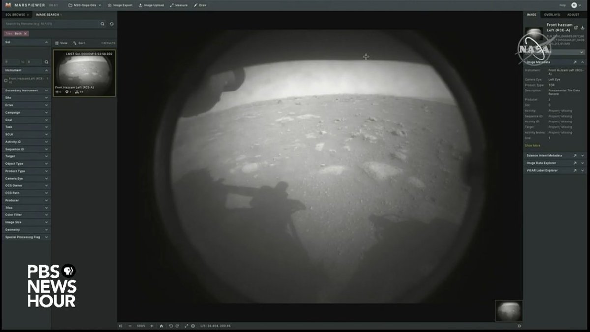 HollandZoe84's tweet photo. First picture from mars, well done #NASA @NASAMars @NASA #NASAPerseverance @NASAPersevere https://t.co/PWULGglDyq