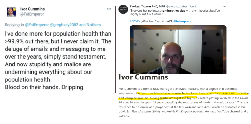 I really feel Ivor is caught up in a feedback loop with his legion of followers - he has a big EGO that cannot be denied. Attention and validation by thousands and a few credentialed people eg Michael Levitt has anything but "burned the confirmation bias out" of him