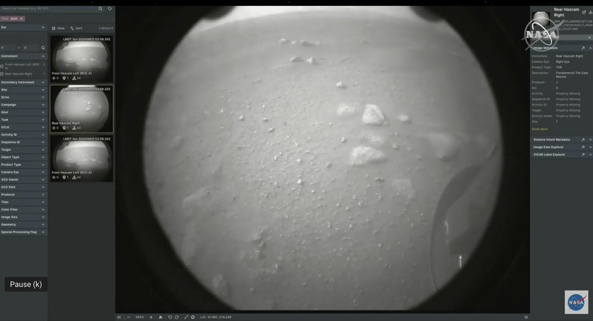 SPACEdotcom's tweet photo. 2nd official image from #Perseverance 
#Mars2020 https://t.co/C0wfsPHtG7