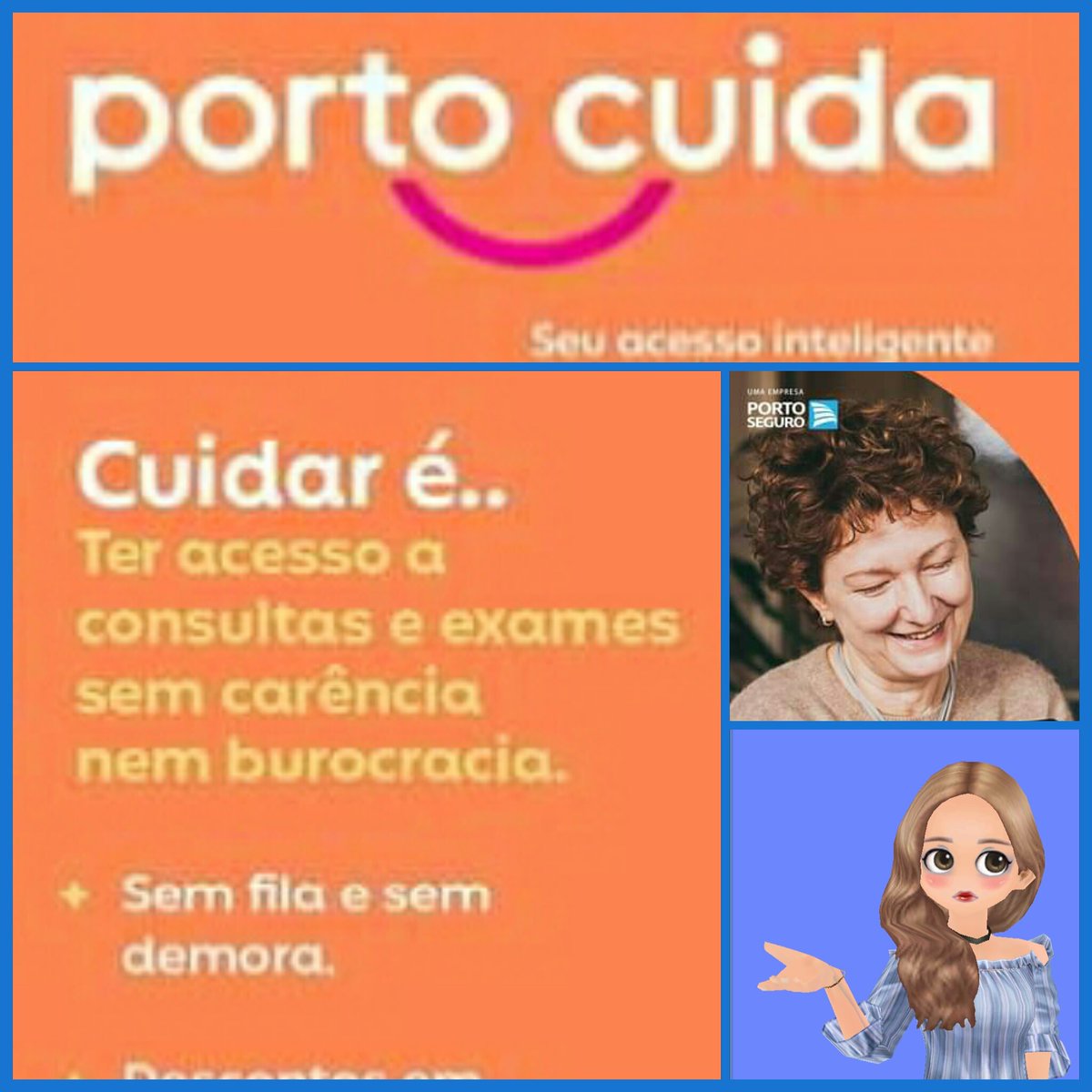 SolangeDPG's tweet photo. 💙O PORTO CUIDA é o serviço de assinatura que oferece descontos em serviços de saúde...Além de telemedicina!
Acesse ou copie o Link e saiba mais ➡https://t.co/QqLgvhHyXy
🤗Informaçoes sobre todos os Produtos, entre no Link do meu Perfil.
#projetomeuportoseguro #planodesaude #fly https://t.co/mvdHcU2TKJ