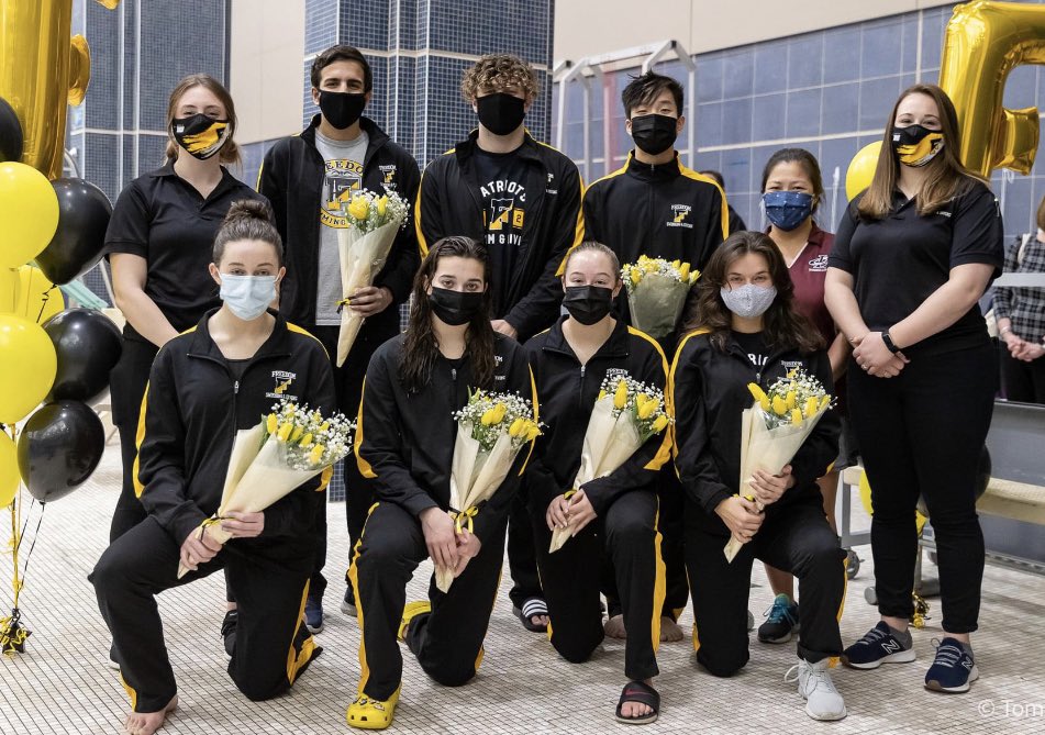 Seniors we have enjoyed watching you grow over the last four years! A huge thank you to Tom Buchner for capturing such great moments of Freedom’s Swimming and Diving Senior Night!  Finish the year strong and remember you will always be part of the Swim and Dive Family!🖤💛🏊‍♀️🏊‍♂️