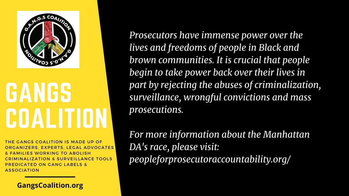 Let's continue to put community pressure on this election and this office. Pls visit  http://peopleforprosecutoraccountability.org&nbsp; for more information.