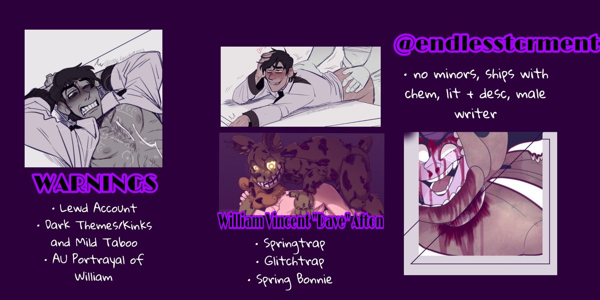 ⠀ ⠀ ⠀⠀ ⠀❝ Although for one of you, the 𝐝𝐚𝐫𝐤𝐞𝐬𝐭 𝐩𝐢𝐭 𝐨𝐟 𝐡𝐞𝐥𝐥 has opened to swallow you whole. ❞

⠀ ⠀ 𝐖𝐢𝐥𝐥𝐢𝐚𝐦 𝐀𝐟𝐭𝐨𝐧 | 𝐏𝐮𝐫𝐩𝐥𝐞 𝐆𝐮𝐲
⠀