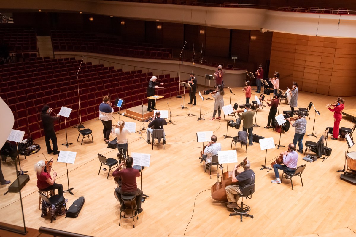 PacificSymphony's tweet image. Photos from our first rehearsal back in a year 🥺 - can't wait to present what we have planned!

(@pso_musicians)