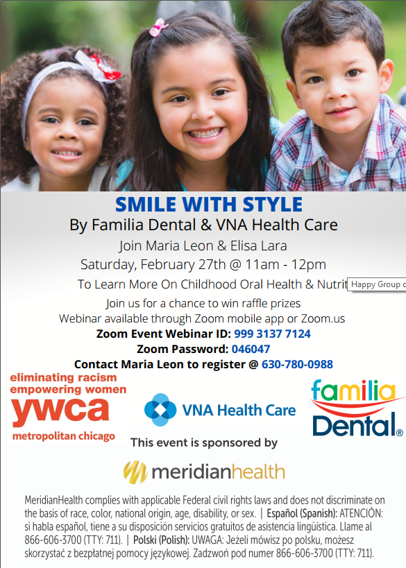 CSHElgin's tweet image. Learn more about childhood oral health and nutrition on Feb 27;  from our members @FamiliaDental and @VNAHealthCare!

#oralhealth #nutrition #cshe