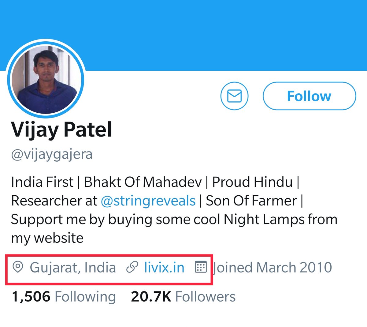 Is it ok for  @vijaygajera whose twitter Bio reads "India First" to sell a "Made in China" item on his website? Also the same container is available with other vender from your city for Rs. 78? 