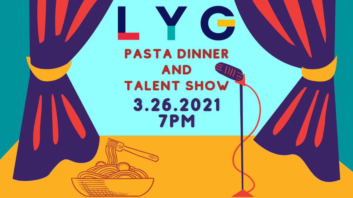 Hey y'all! Don't forget about the Pasta Dinner and Talent Show coming up on 3/26 at 7pm! Links to donate and for more info in bio!