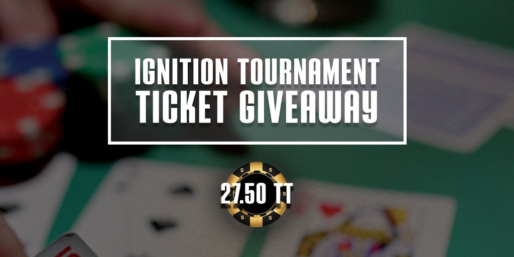 POKER GIVEAWAY!! Win a $27.50 Ignition tournament ticket! To enter: follow us on Twitter, like &amp; retweet. This Giveaway ends on Monday, February 22nd at 11:59pm &amp; the winner will be announced on Tuesday, February 23rd! Good Luck!!! 🤑

#pokergiveaway #ignitionpoker #poker