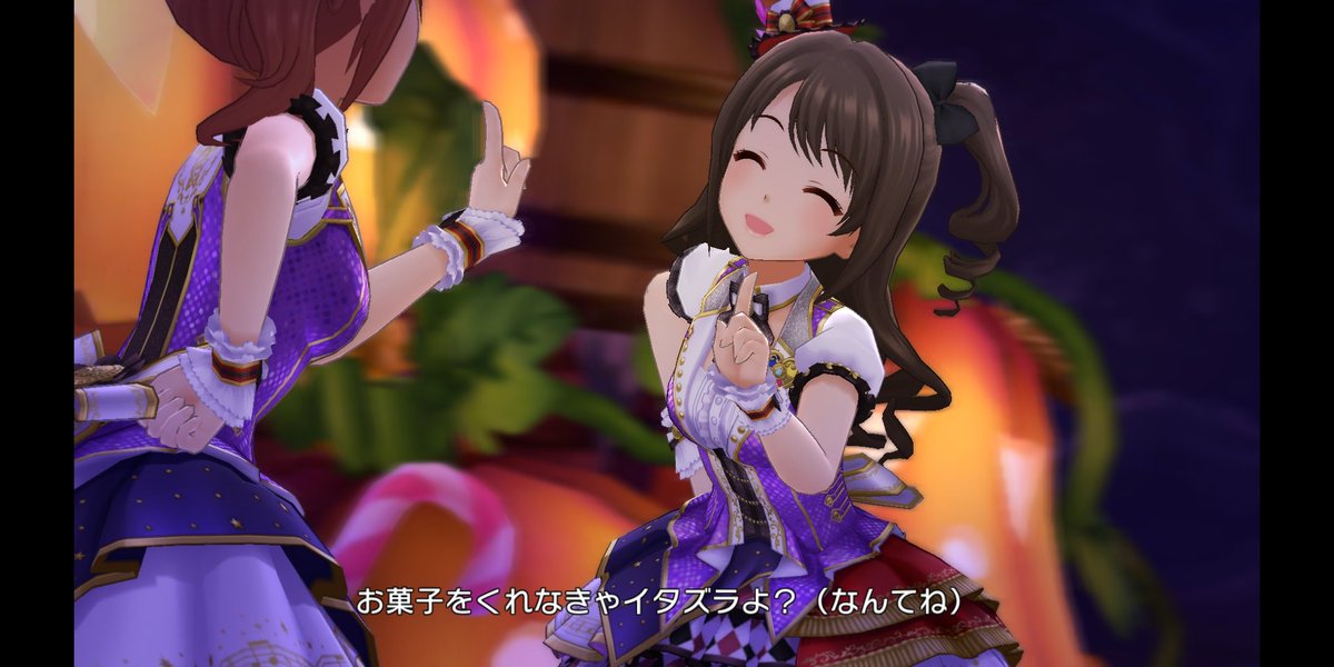 csar_0518's tweet photo. おはようございます😆😆
コラボってあんまりボーダー伸びないんですかね？土日にグッと伸びるのかもですが😅
それはさておき今日のスクショは
卯月 @ Halloween🖤Code
#島も村も包み込む全力スマイル
#島村卯月
#デレステ
#デレステスクショ
#HalloweenCode https://t.co/OaiVKzLz3k