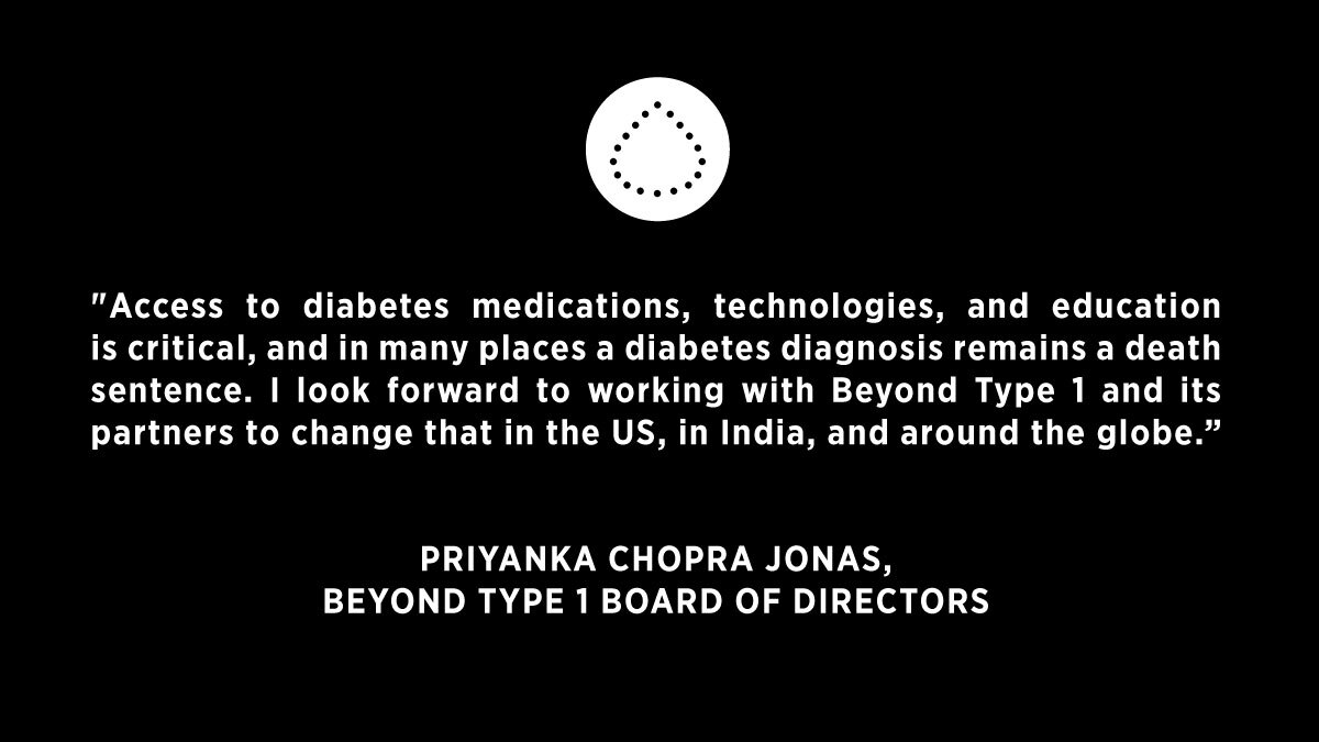 nickjonas's tweet photo. So thrilled @PriyankaChopra is joining the @BeyondType1 Board of Directors! 

Beyond Type 1 is excited to have Pri's expertise &amp; energy as we continue the work to expand our efforts to serve the global diabetes community.

Welcome to the team, Pri 😎 https://t.co/bEoClkI9nV https://t.co/Si4J9VyxuD