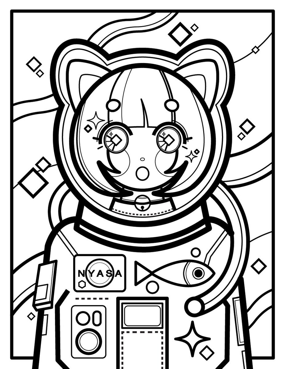 coloring book page for class! ✨ 