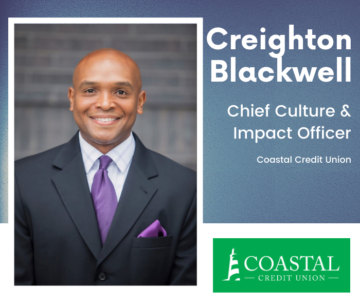 ServproSDOC's tweet photo. This week we are celebrating Creighton P. Blackwell - Chief Culture &amp; Impact Officer (CCIO) at Coastal Credit Union. 💙 https://t.co/2OIrLK1JD3