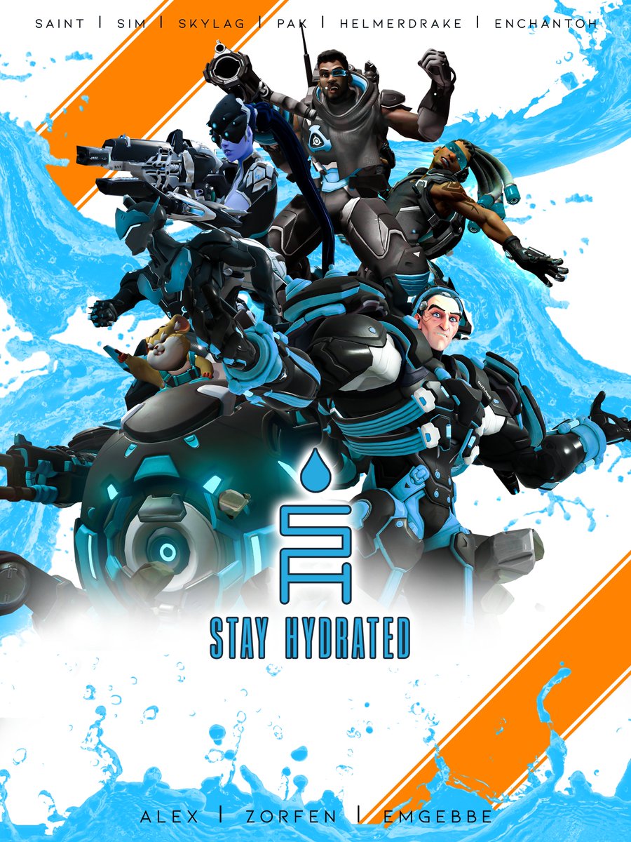 StayHydratedOW's tweet image. Don't forget to #stayhydrated!

🇬🇧 🐹 @yungsaint_
🇧🇬  🪨  @SIM__OW 
🇫🇷 🥖 @Skylag_ 
🇫🇷 ⚔️ @Pakk_Ow 
🇸🇪 🐸 @Helmerdrake 
🇳🇱 💉 @Enchantoh_ 

🇮🇪 🧠 @thebestalexeu 
🇫🇷 💼 @Zorfen_
🇫🇷 🎓 @Emgebbe
🇩🇪 🐒 @Corrected18 

#Stayhydrated
