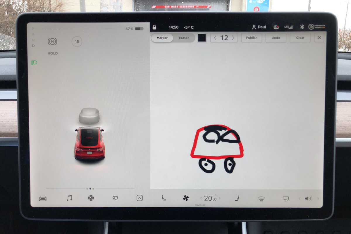 CrashDavis007's tweet image. Hey Elon, my daughter made an improved rendering of the Model Y. Please get this into the next software update. Thanks!
#Tesla #ModelY #SketchPad @elonmusk