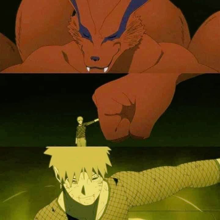 lugomat's tweet photo. "Ten una buena vida... Naruto" 
😭 #Kurama https://t.co/fV0J91Xlpp