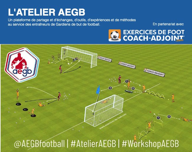 aegbfootball's tweet photo. L’AEGB a le plaisir de vous annoncer sa collaboration avec la nouvelle application de @Coach_adjoint 
https://t.co/jE13uZScwy.

A bientôt pour partager notre passion dans l’atelier AEGB!

#AtelierAEGB #WorkshopAEGB
#AEGBfootball ⚽️🧤🇫🇷 #goalkeeping
#CoachAdjoint #ExercicesDeFoot https://t.co/zvpOKbDVwU