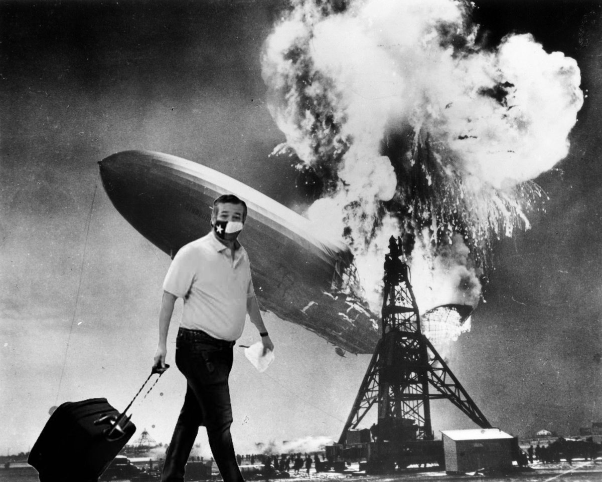 DanSafkow's tweet photo. #TedCruz #TedFled #FlyingTed #CruzResign #CancunCruz #ResignTedCruz https://t.co/1yPcTA4lJb