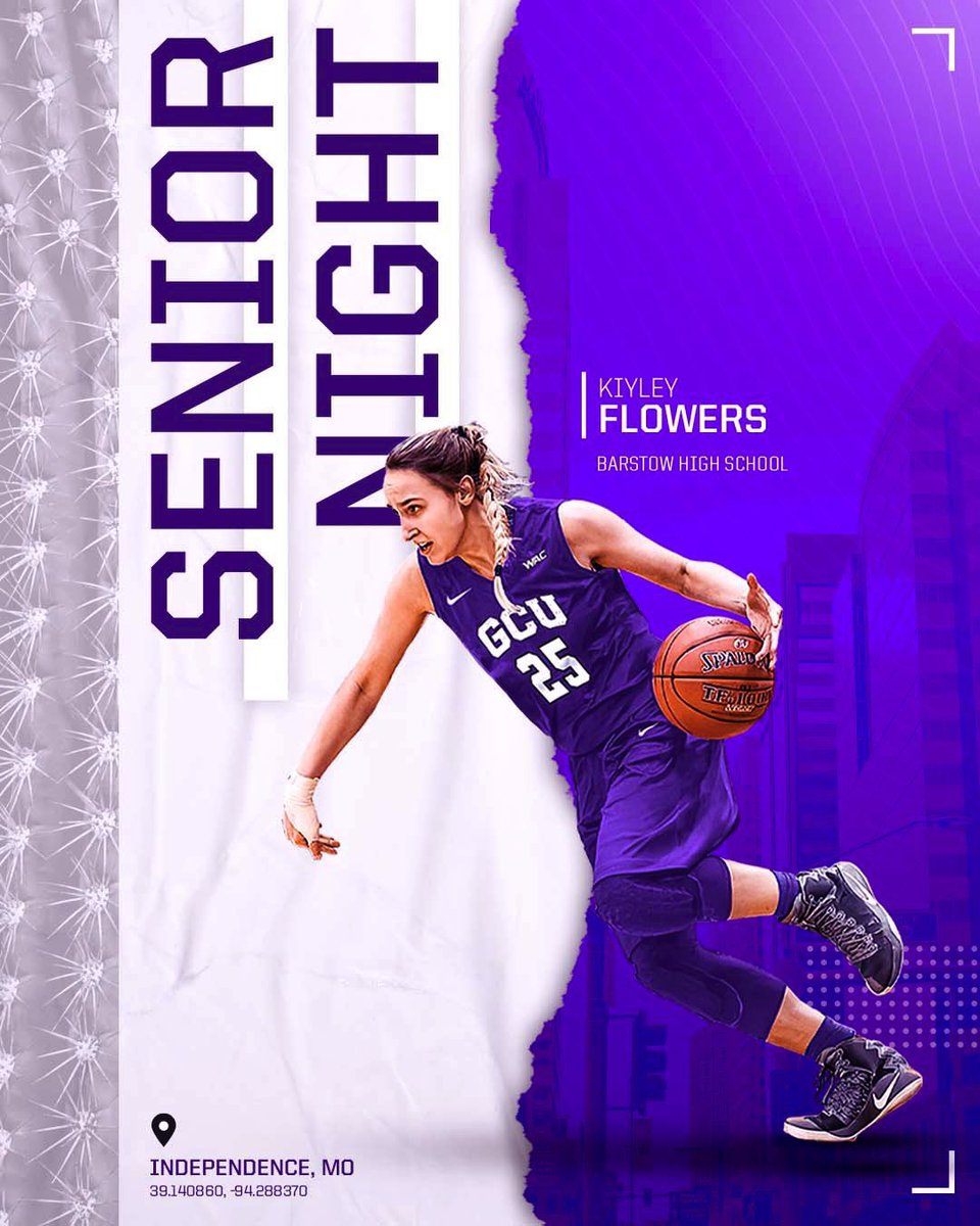 GCU_WBB's tweet photo. Happy Senior Night to @kiyley1π€π
#LopesUp // #FutureLope https://t.co/0GQpPFCtxy