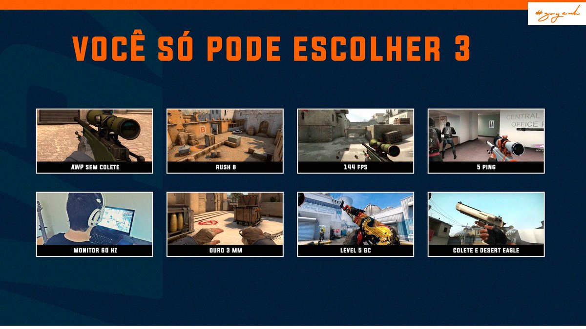 YeahGaming's tweet image. Eai? qual você escolhe?

#GoYeah