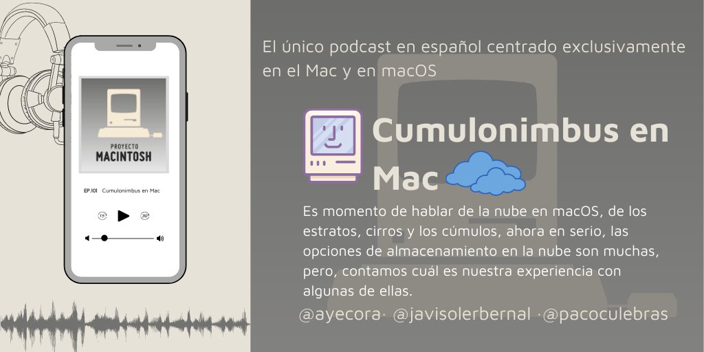 proyectomac's tweet photo. Las nubes en #macOS son nuestro tema principal este mes. https://t.co/C2pSeLck9N https://t.co/Tp9DXnEypW