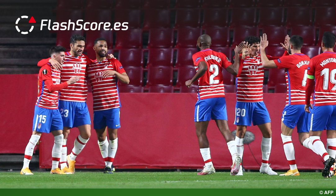 FlashscoreES's tweet photo. VICTORIAS a 0⃣ de #GranadaCF y #VillarrealCF en la ida de los 1/16 de final de la #EuropaLeague.
Granada 2⃣-0⃣ Nápoles
Salzburgo 0⃣-2⃣ Villarreal
https://t.co/oVqiVNzNiy
#GranadaNapoli #AlmaRojiblanca #EternaLucha #SalzburgoVillarreal #SALVIL #Endavant #UEL #FlashScore https://t.co/y8VBdj3FIr