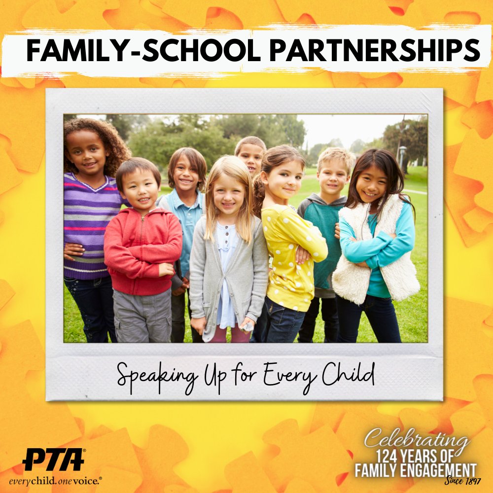 CumberlandPTA's tweet photo. Successful #schools ensure: >> families are empowered to be advocates for their own + other children >> that students are treated fairly and have access to learning opportunities that will support their achievement. #PTA4Kids #FamilyEngagement #124yearsofPTA https://t.co/xH6Njf3smT