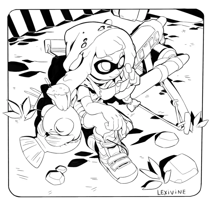 #Splatoon3 la creatura 