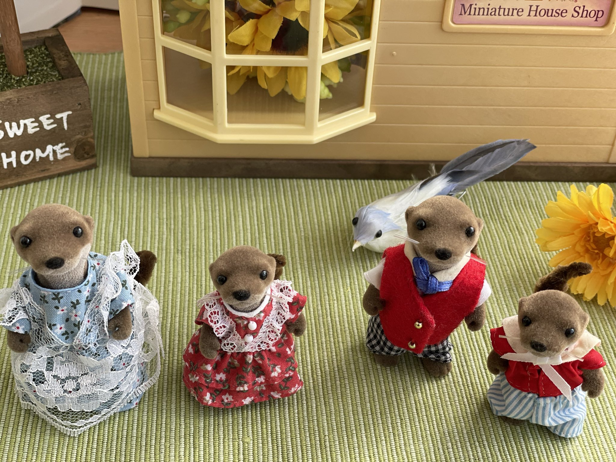 シルバニアファミリー ラッコファミリー 廃盤 レア 未使用