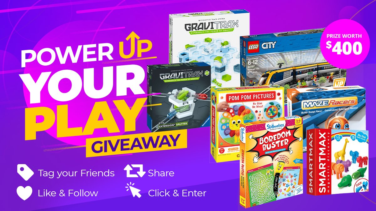JRToyCompany's tweet photo. ⭐POWER-UP YOUR PLAY GIVEAWAY!⭐ 

➡️Enter https://t.co/MLB6DGZmPg
➡️Like &amp; Retweet #PowerUpGiveaway
➡️Follow @JRToyCompany

⏰Starts February 19th, 2021 - March 12th, 2021
#CanadianContest #ContestAlert #JRToyCompany https://t.co/RNBxWsguai