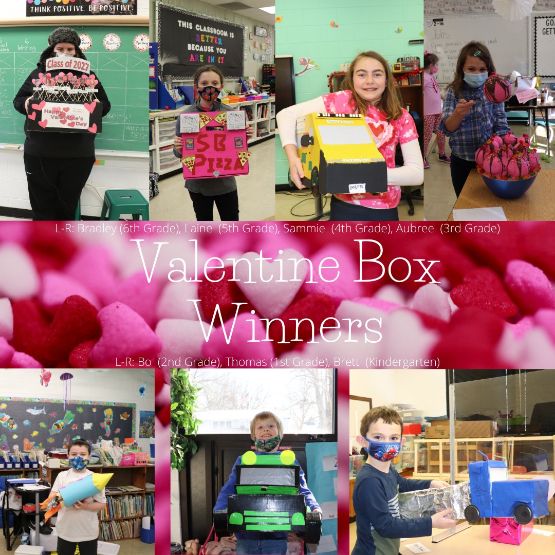 Be sure to congratulate our Valentine's Day box contest winners!