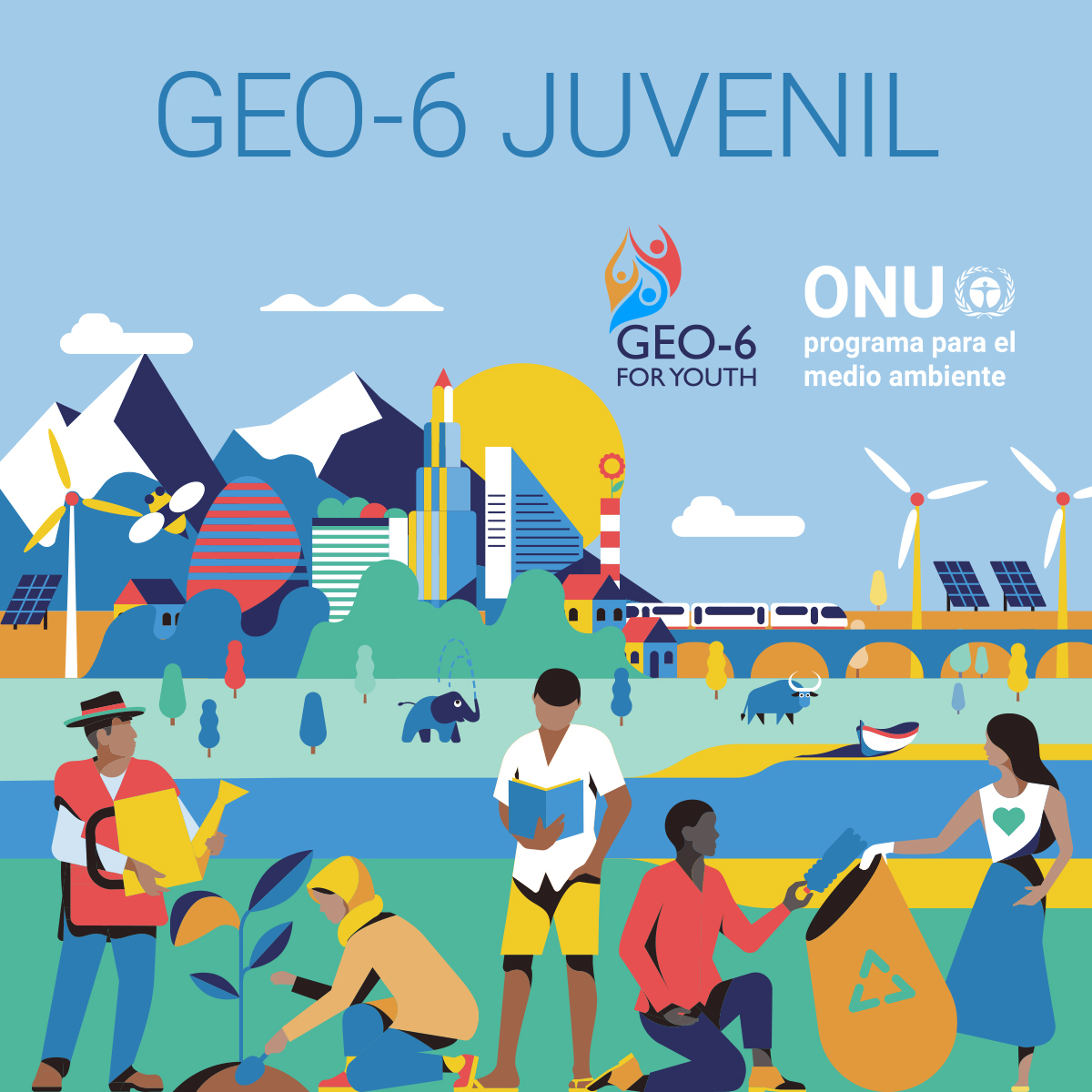 Mañana se lanza la Perspectiva del Medio Ambiente Mundial para jóvenes.

El #GEO6Juvenil busca:
✅ Informar
✅ involucar 
✅ e inspirar la acción ambiental de las nuevas generaciones.

Conoce más ➡️: bit.ly/37rj97o
#PorLaNaturaleza