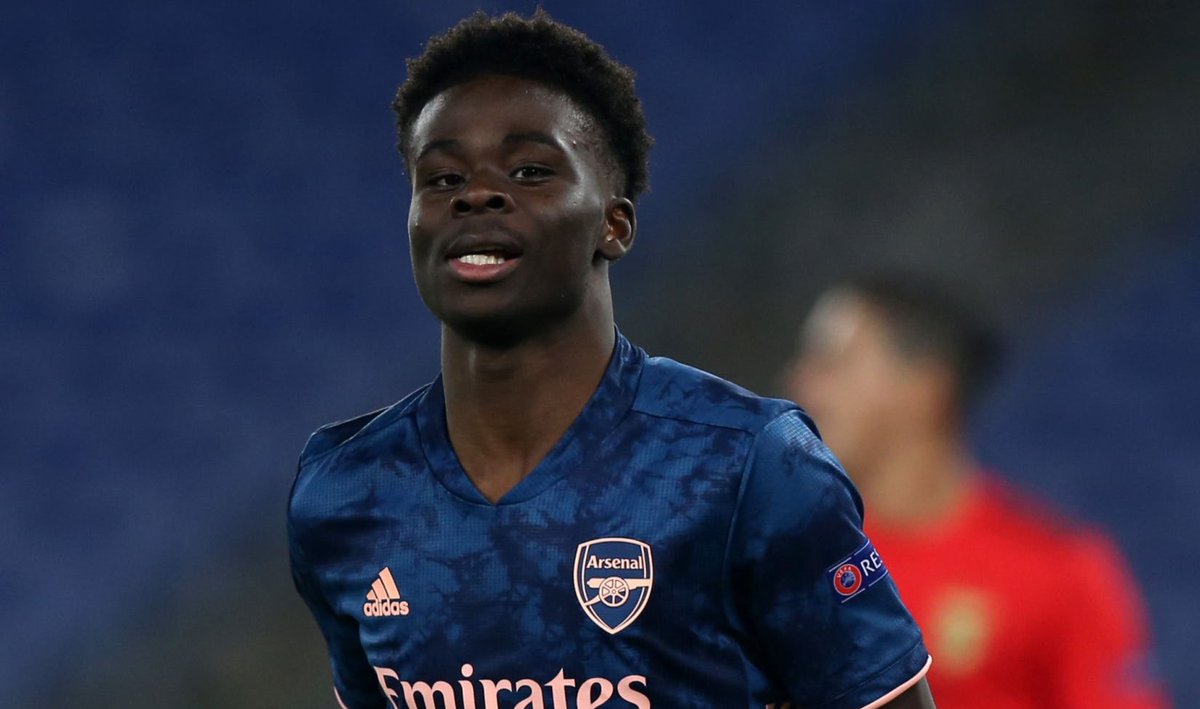 Route1futbol's tweet photo. 🎙Bukayo Saka 🏴: "We should have won. Definitely. We had a lot of chances. We’re frustrated. We dominated the whole game. They scored with a lucky penalty which I don’t think was a penalty." #SLBARS #UEL https://t.co/jB4rMkuFAv