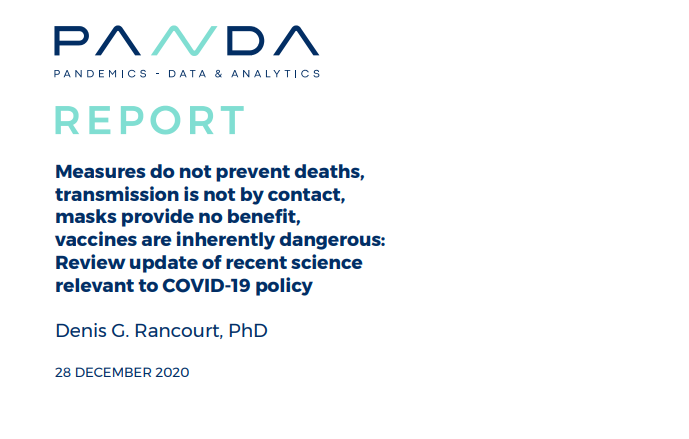 One wonders how involved the SAB are ; PANDA are sanitising their website to remove some of their more extreme anti-vax rhetoric Their FAQ now accepts vaccines are an important tool … But you can still find this ... https://www.pandata.org/wp-content/uploads/PANDAReports-Review-of-Recent-Science-Relevant-to-COVID-Policy.pdf