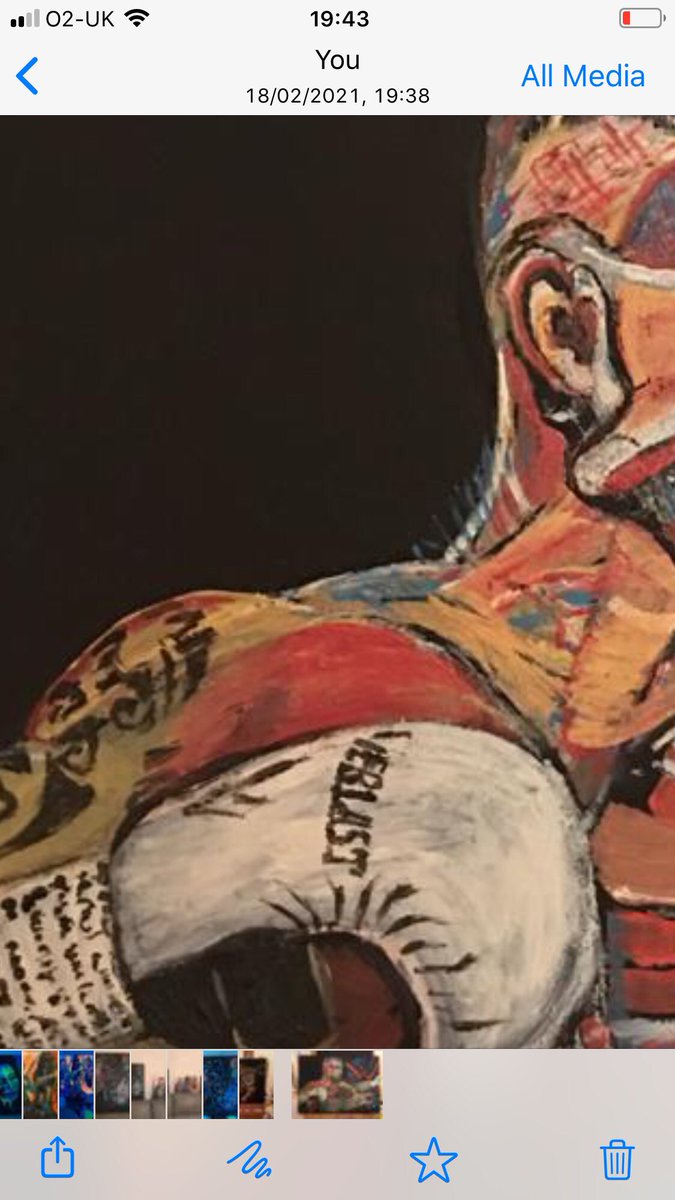 Leanimate21's tweet photo. First time painting a sports figure. #ArtistOnTwitter #Boxing #NorthernIreland #newart #belfastboxer #acrylicpainting #thejackal https://t.co/IQt1mcrjJ1