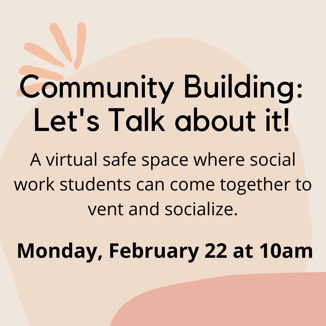 MacSWSC's tweet photo. Hello SW! As part of an ongoing series we will be holding drop-in peer support and academic sessions. Please find below info for our Let’s Talk About It session- Zoom link to be posted Monday! https://t.co/8mjXdkeWxn
