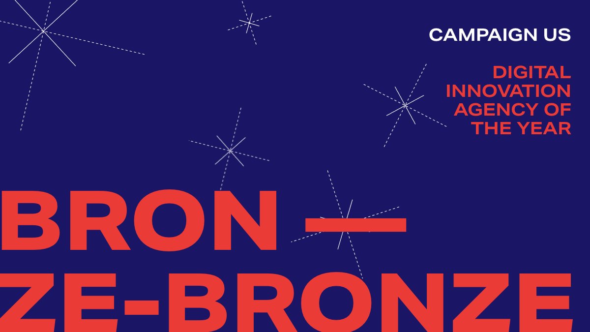 This just in! <a href="/FCB_SIX/">FCB/SIX</a>  takes home Bronze for Digital Innovation Agency of the Year! We’re truly grateful and proud of our team for following through on our vision of mixing data and creativity. Congratulations to everyone on such a phenomenal achievement. <a href="/CampaignLiveUS/">Campaign US</a>