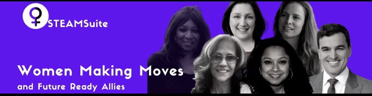 SuzanneMGrant's tweet image. “STEAM Suite - Playbook for Women Making Tech Moves” and the allies who sponsor with @BizDaley, @Geeta13, @edwinfrondozo, Roxy Genier, @LeadersonL, and Robin Strachan. Tomorrow, 19 Feb at 1:55 PM GMT-5 on @joinclubhouse. Join us! joinclubhouse.com/event/m26WE439